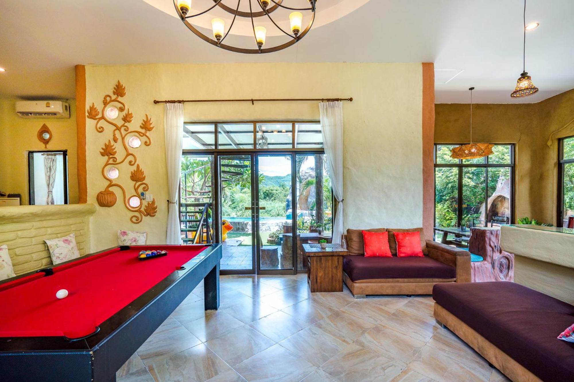 Huahin I-Din Poolvilla: Nature Retreat with Mountain Views Exterior photo